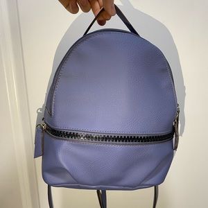 Mini Double Zipper Cobalt Blue Backpack